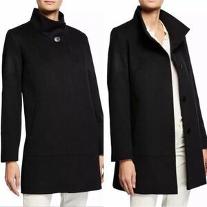 NWT Fleurette Stand Collar Wool Coat $1098